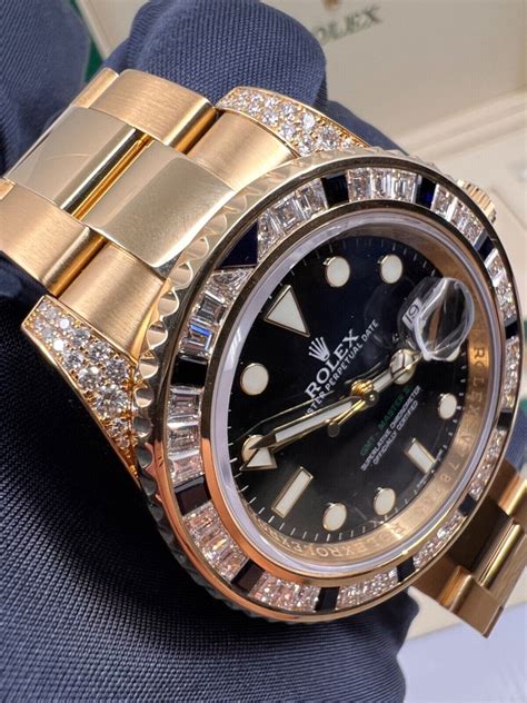 rolex sanr|Insanely Iced: The Black Sapphire GMT.